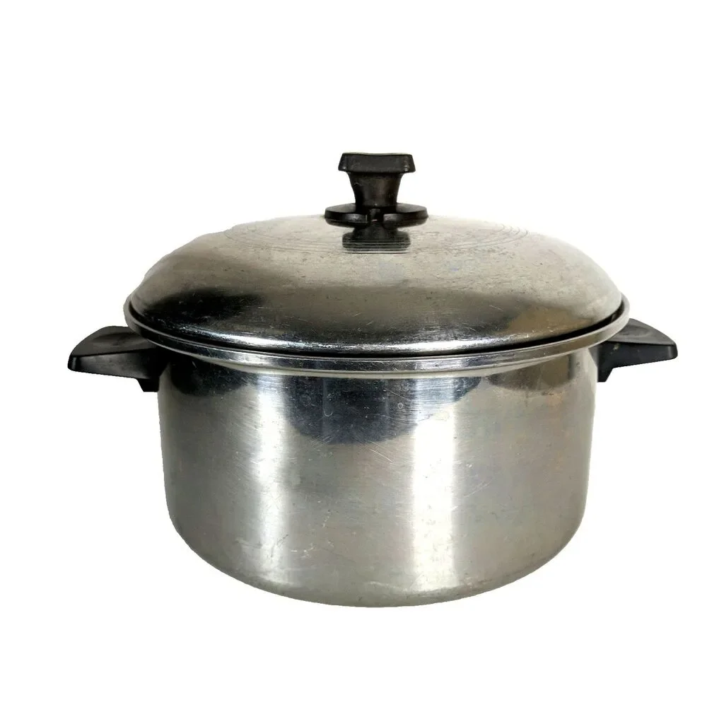 Rena Ware 3 Ply 18/8 Stainless Steel 6 Quart Stock Pot With Lid Made in USA